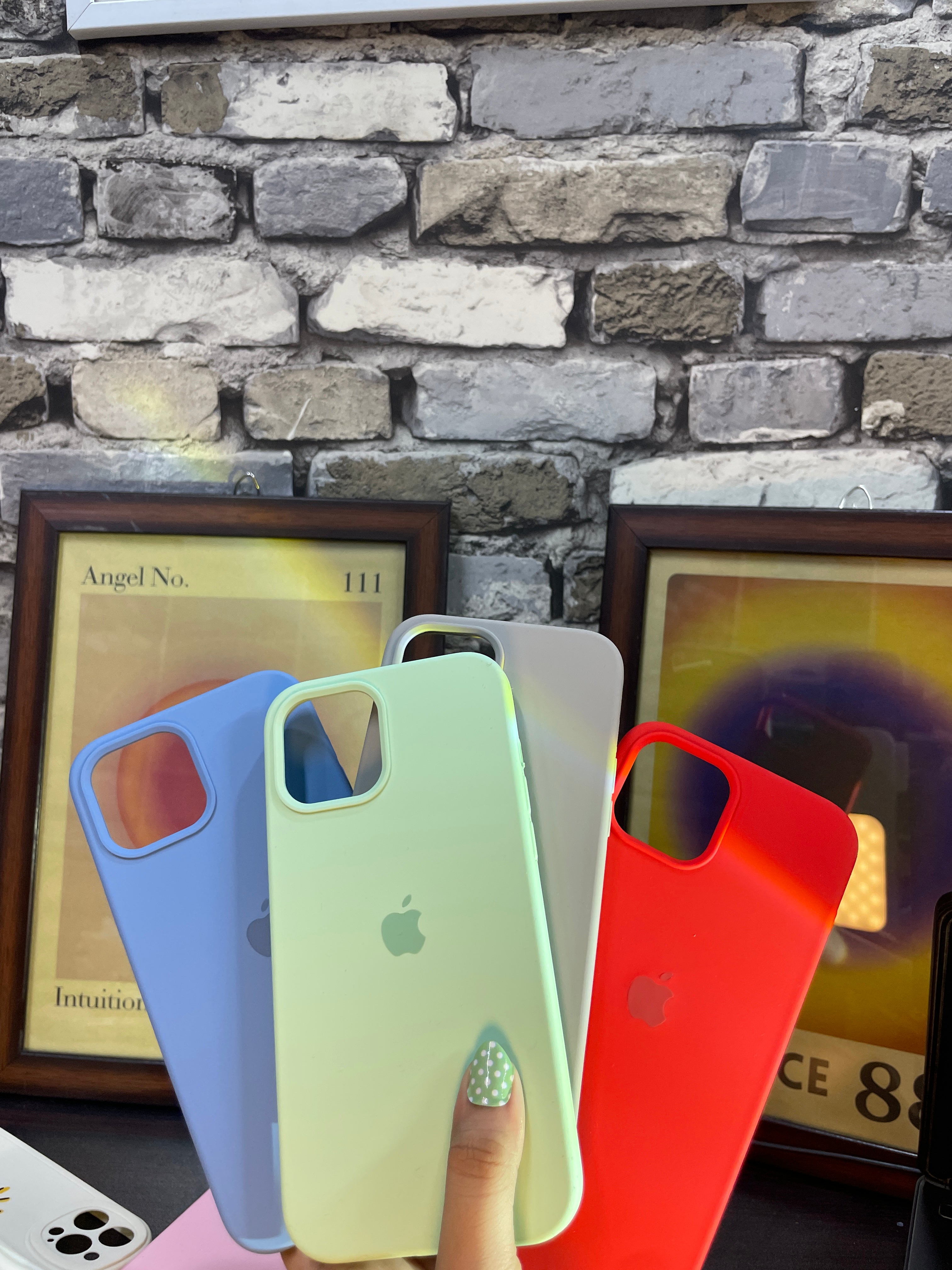 Mint Green Silicon Mobile Case