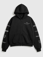 Oversize Lead Character Zipper Hoodie