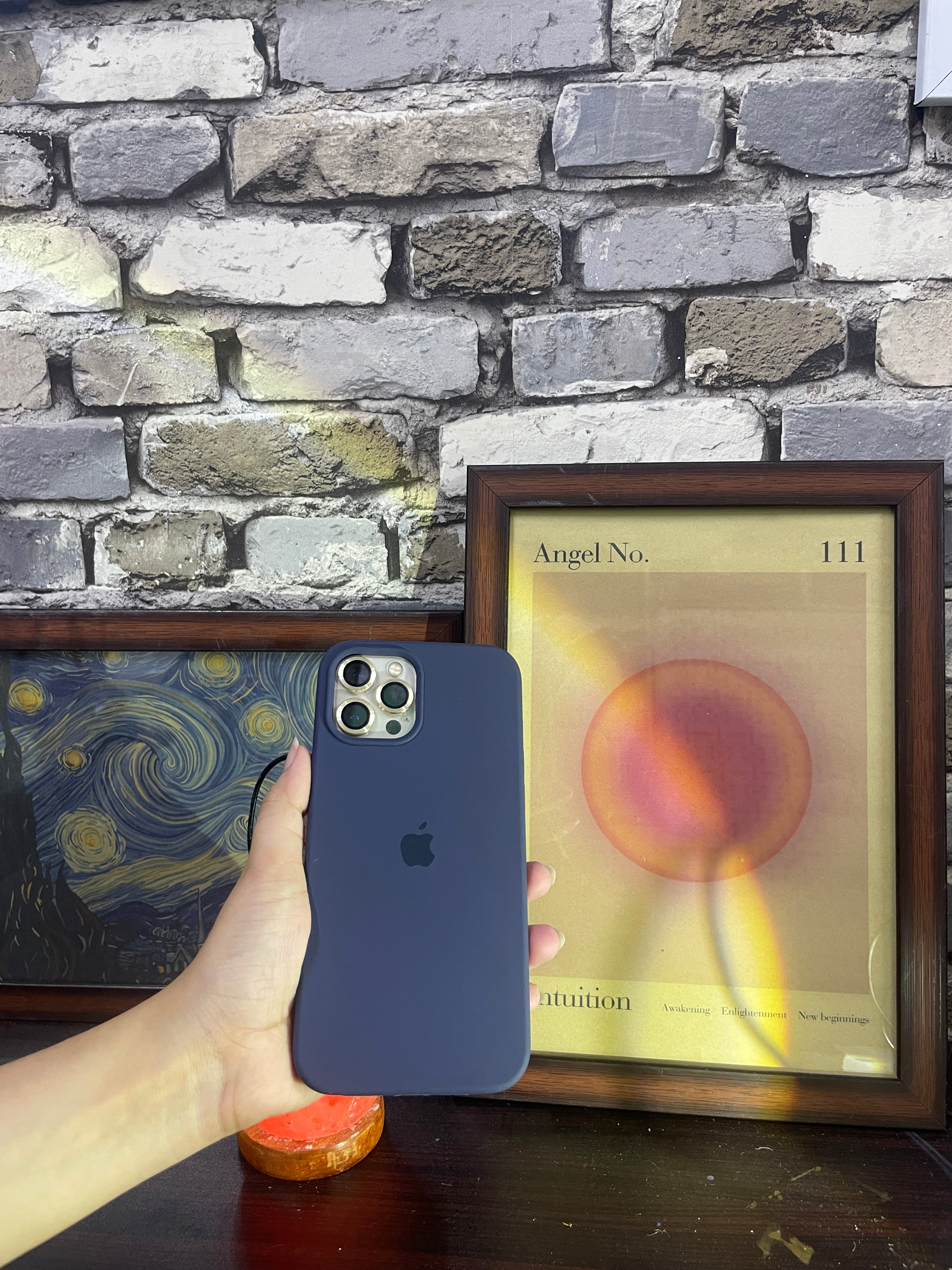 Navy blue Silicon Mobile Case