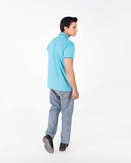 Polo Shirt - Sky Blue