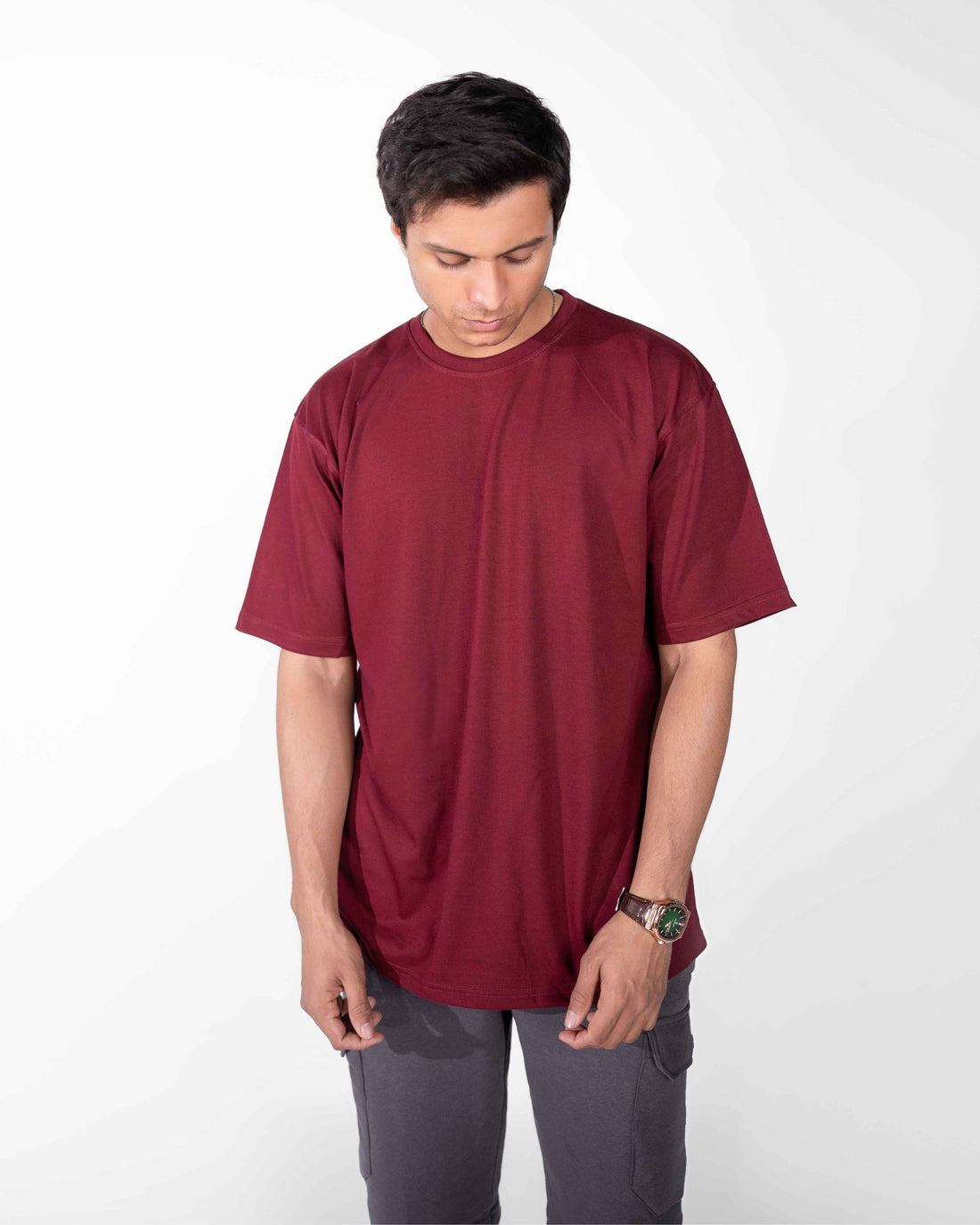 Oversize Maroon Tee