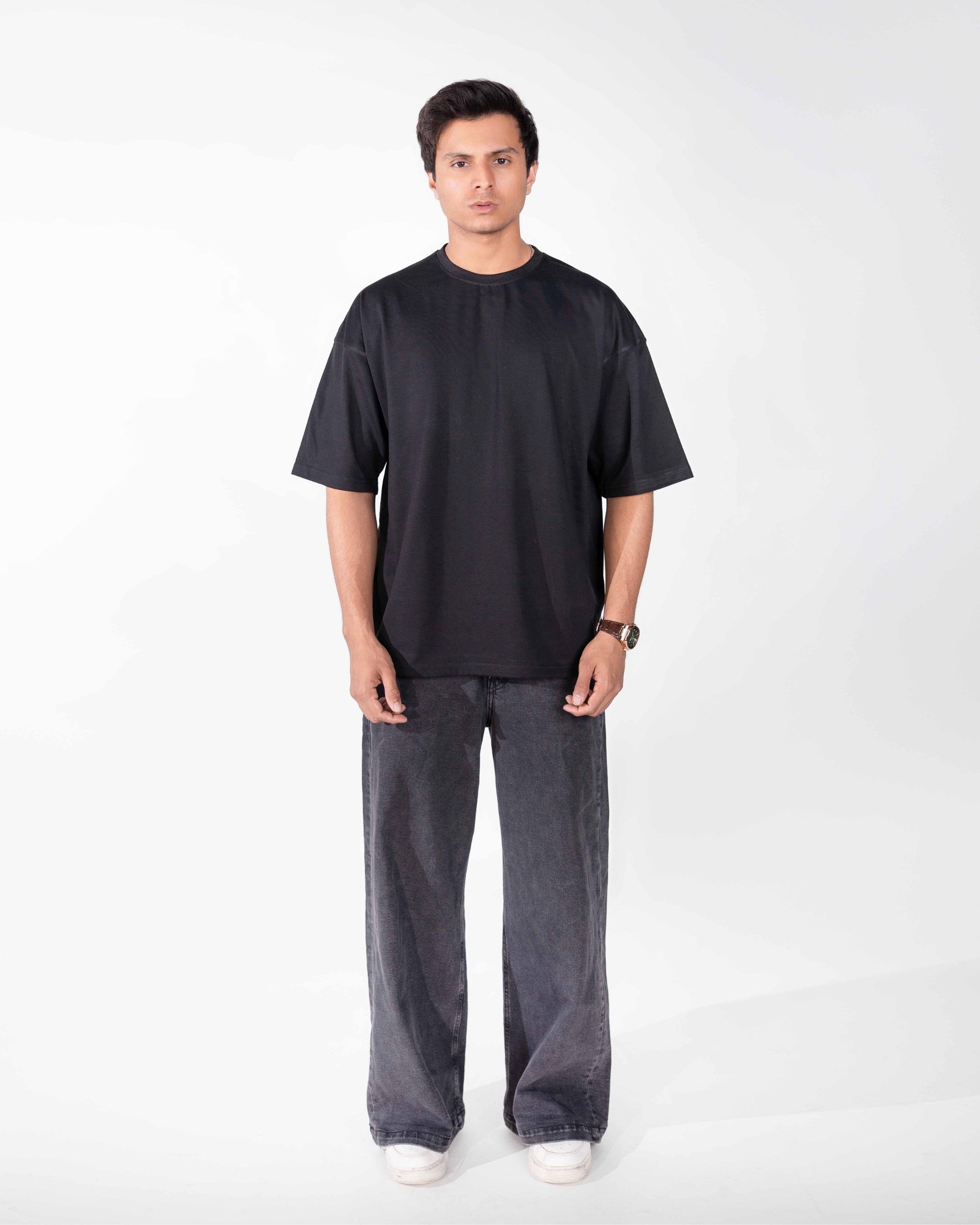 Oversize Black Tee