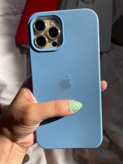 Sky blue Silicon Mobile Case