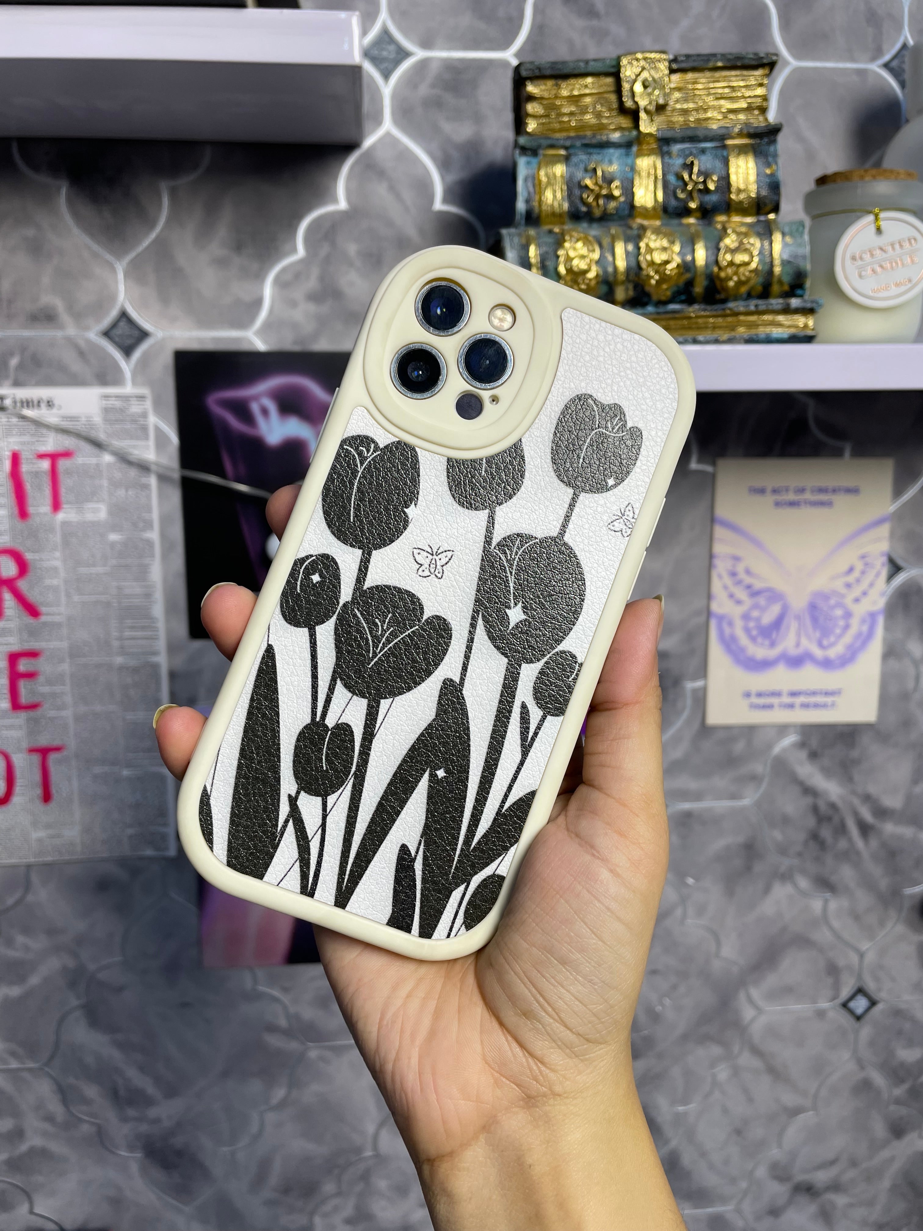 Black Tulip Mobile Case
