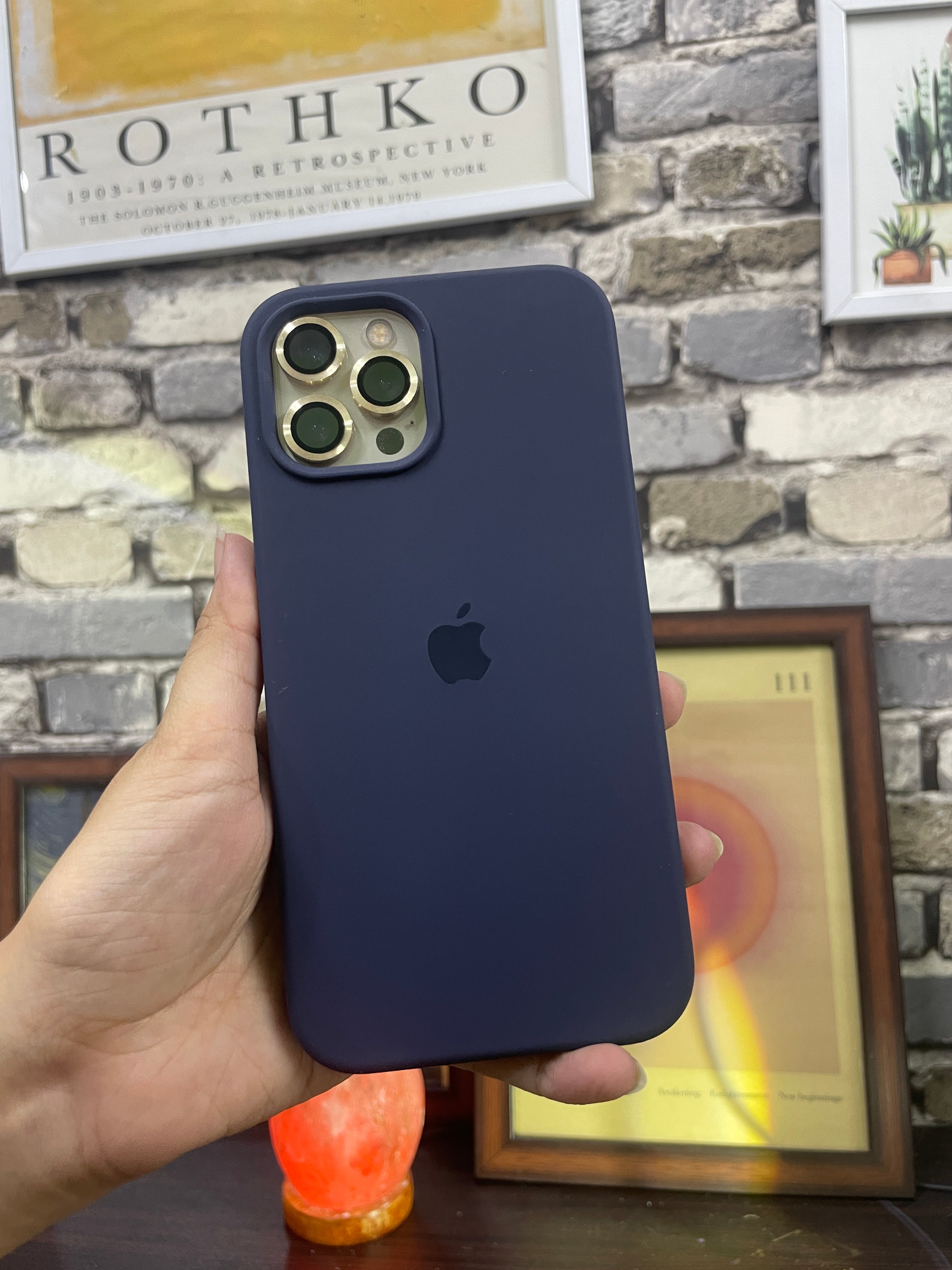 Navy blue Silicon Mobile Case