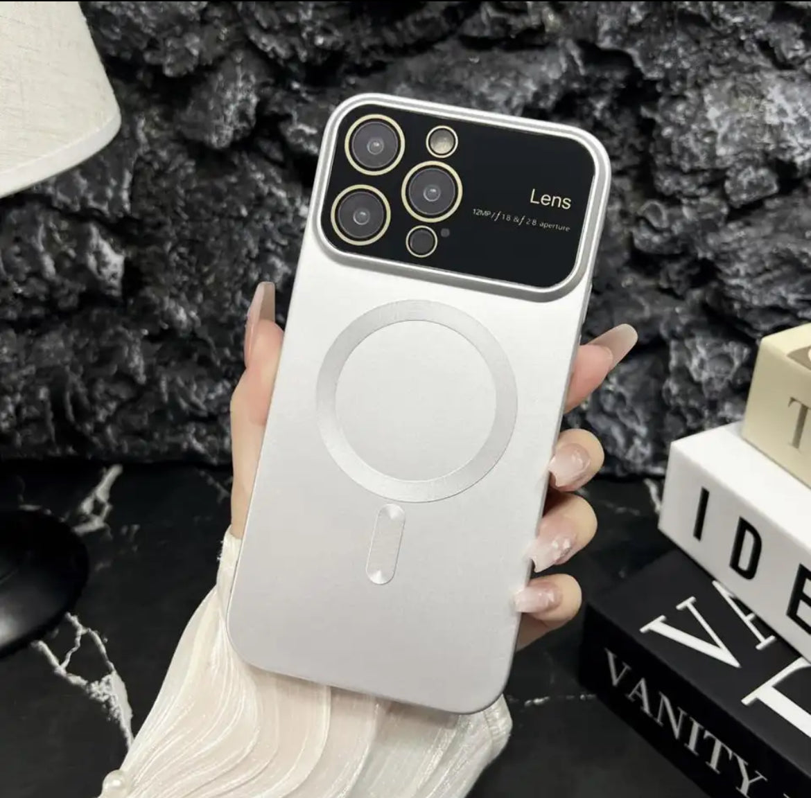 Magsafe Matte Silver Phone Case