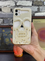 White Skull Phone Case