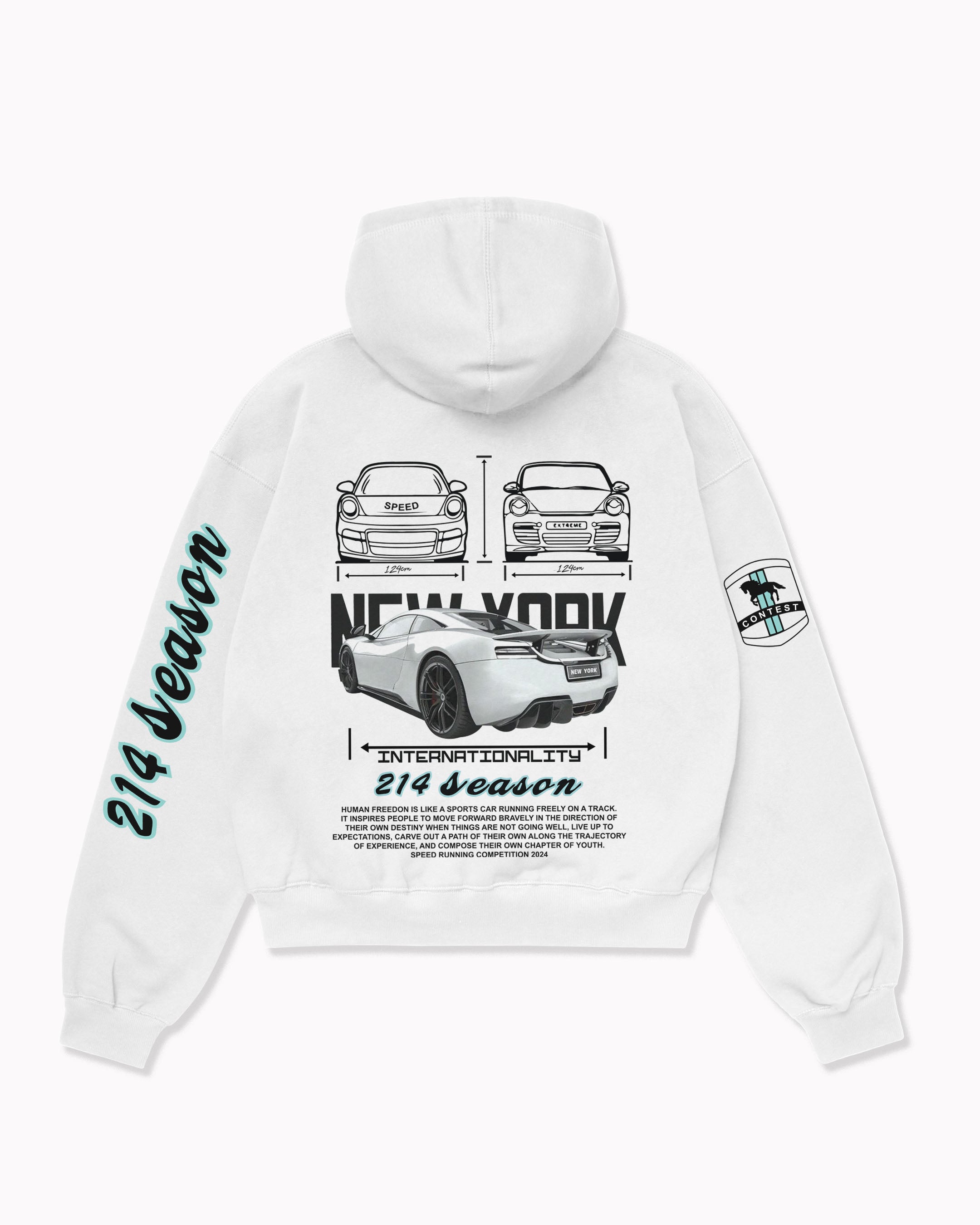 Oversize New York 214 Hoodie