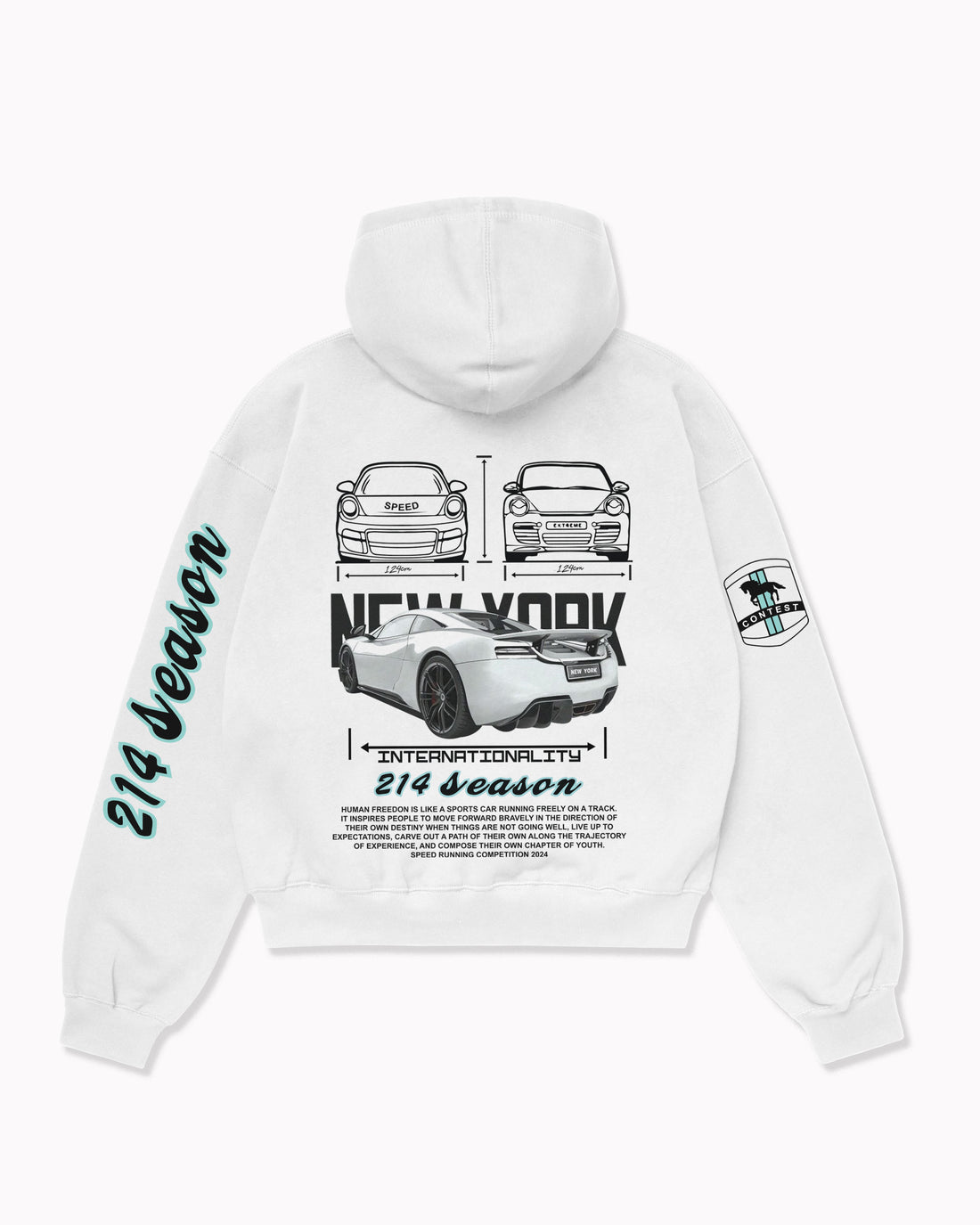 Oversize New York 214 Hoodie