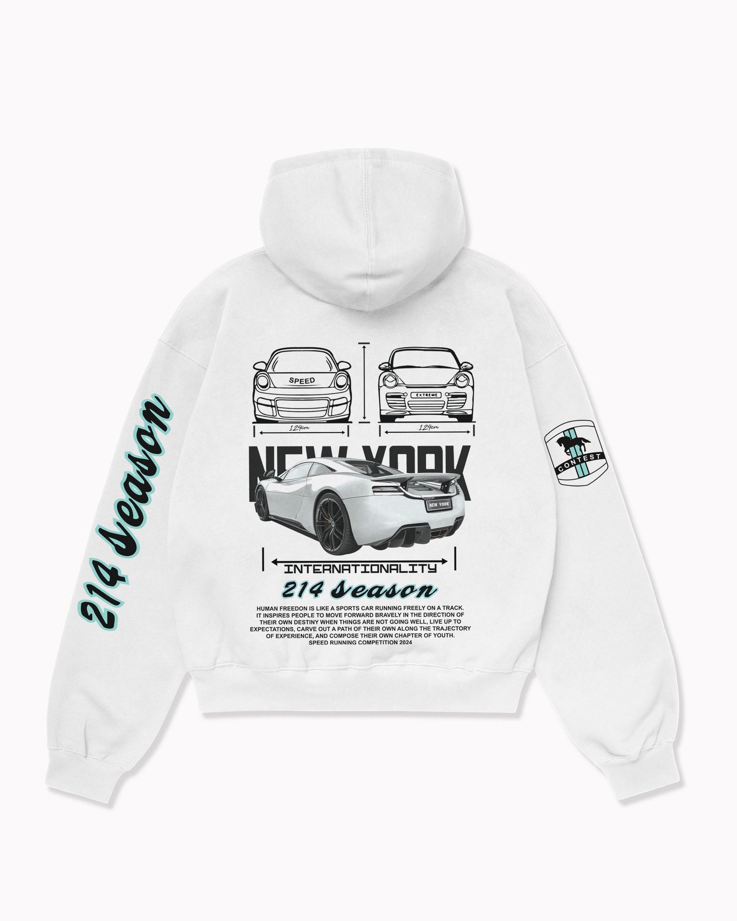 Oversize New York 214 Hoodie