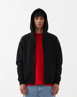 Black Zipper Hoodie