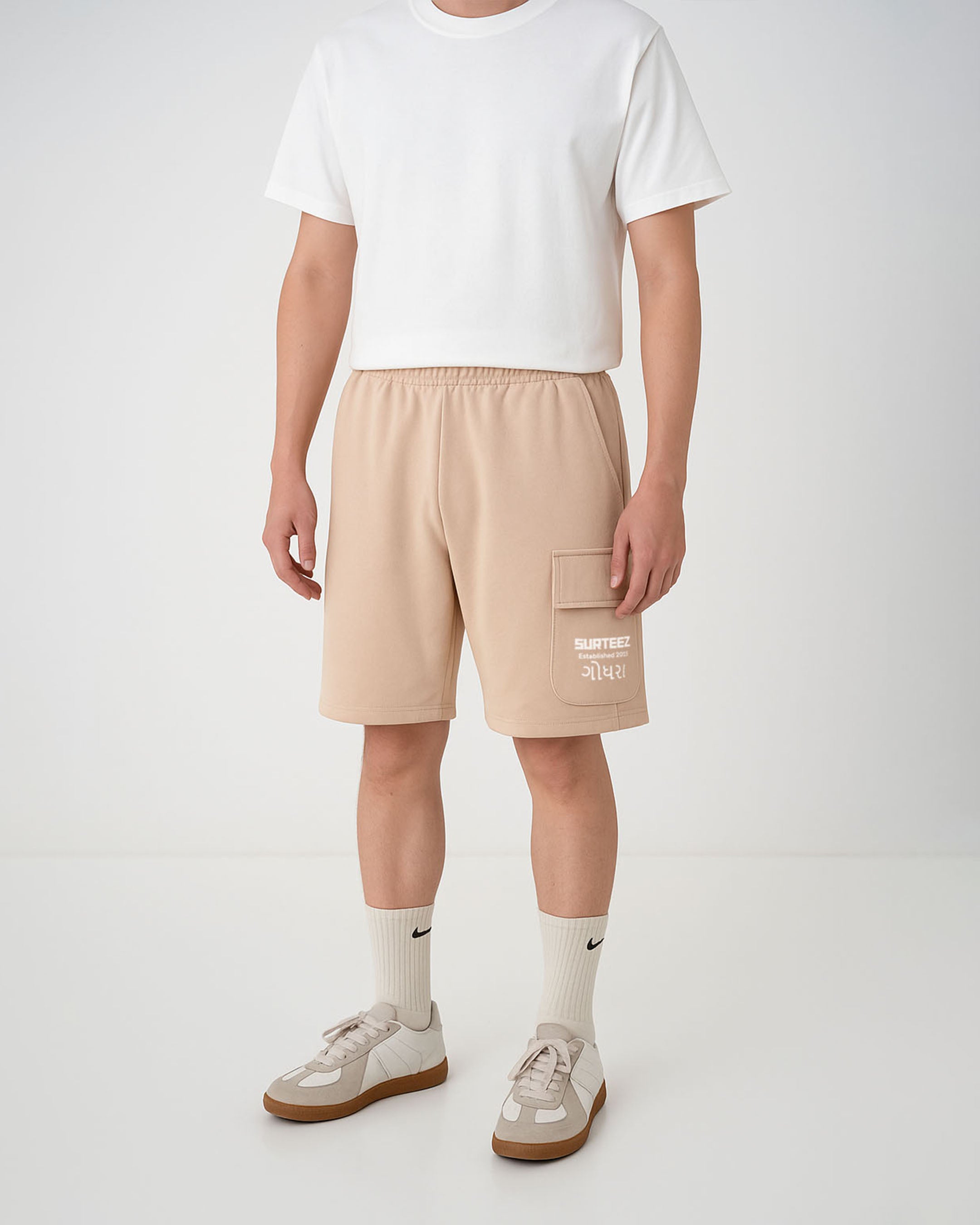 Skin Terry Cargo Shorts