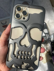 Grey Skull Phone Case