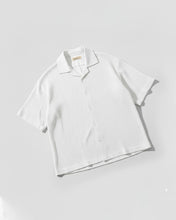 Oversize Woven Lycra Shirt - White