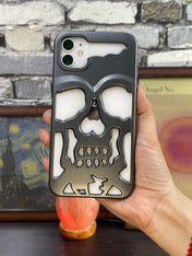 Grey Skull Phone Case