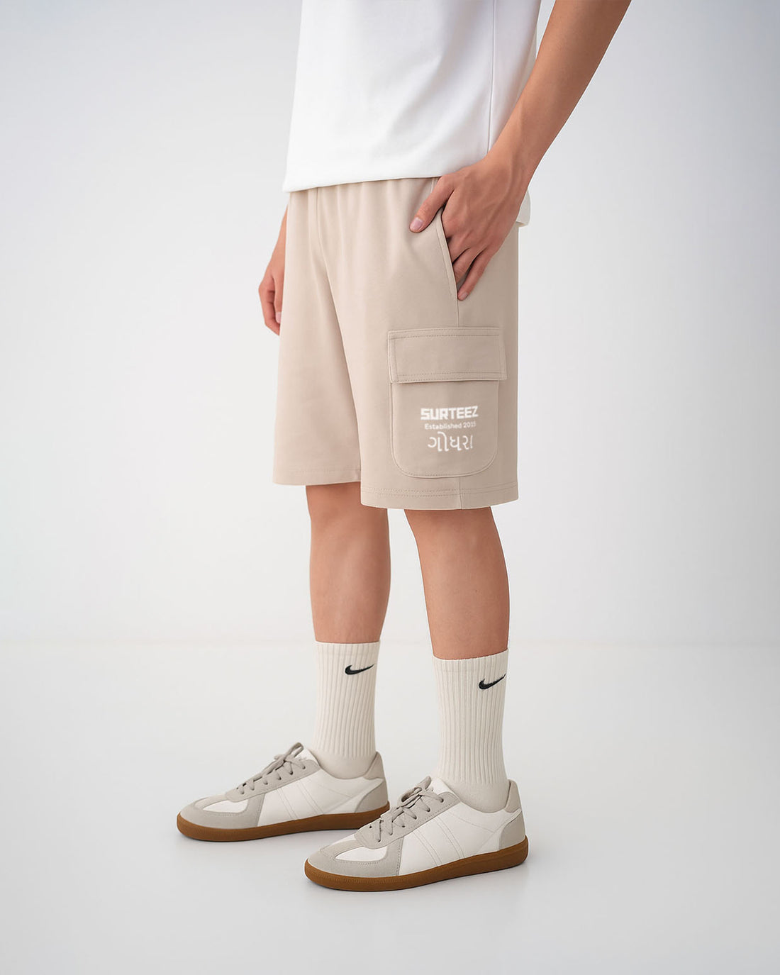 Skin Terry Cargo Shorts