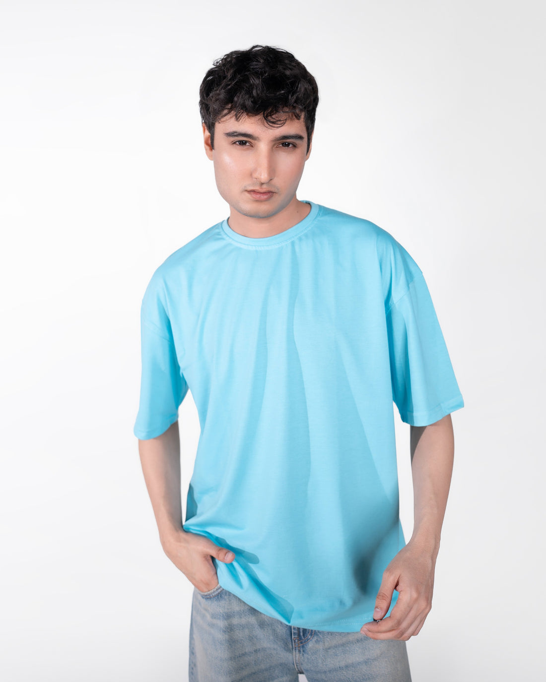 Oversize Sky Blue Tee