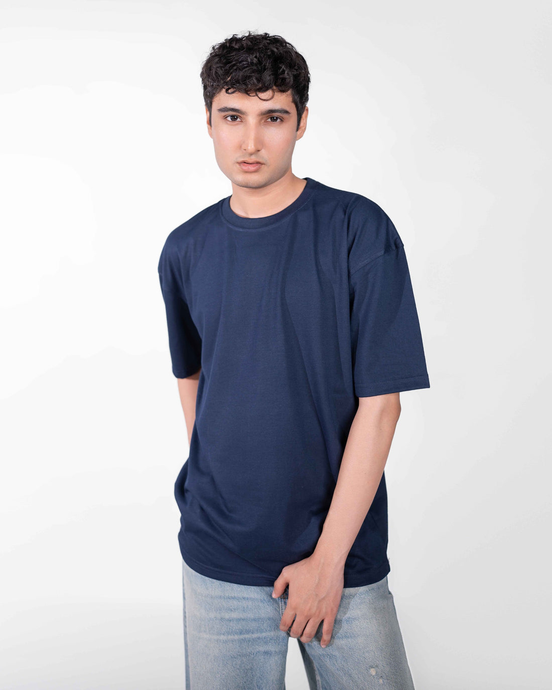 Oversize Navy Blue Tee