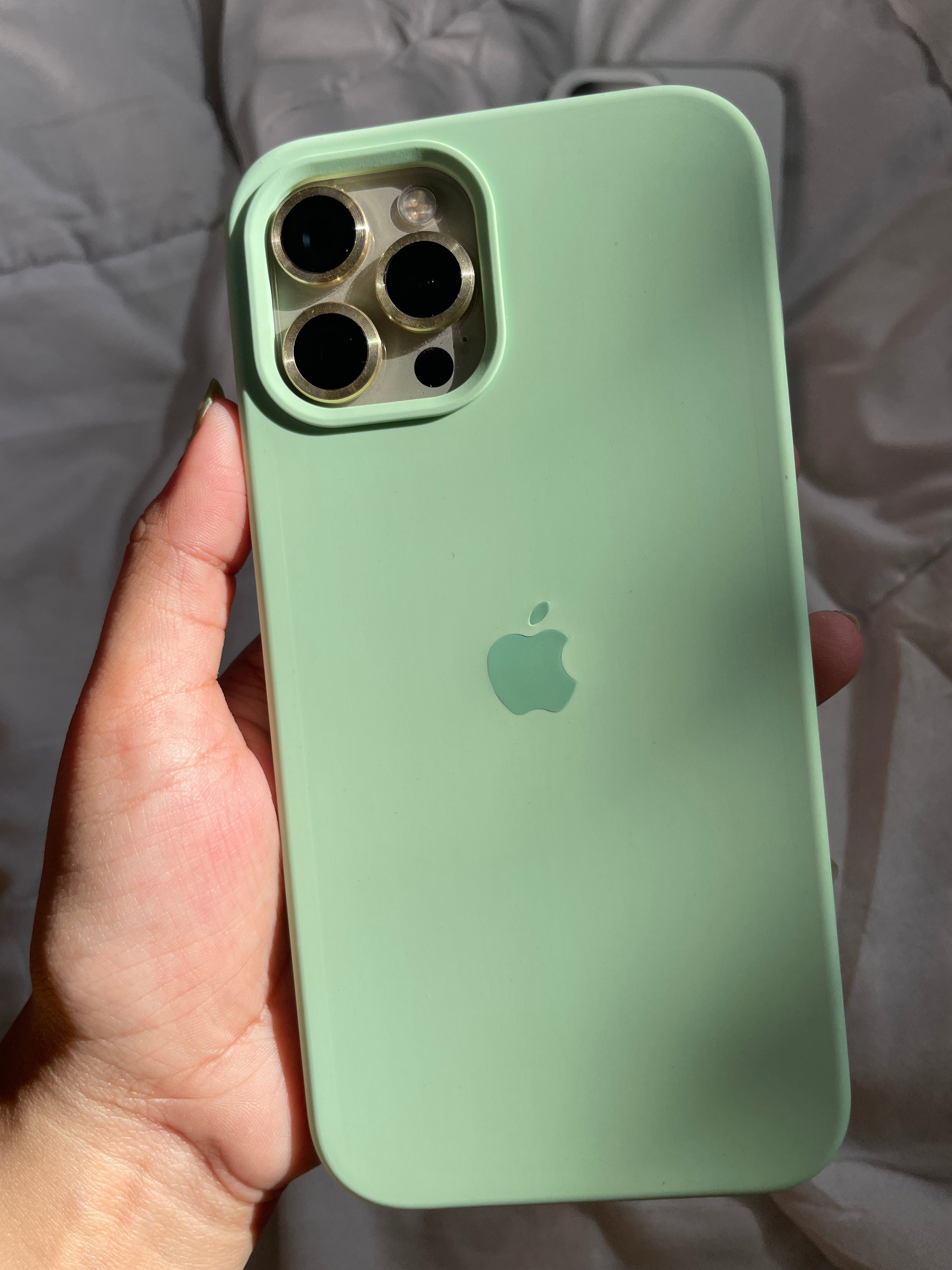 Mint Green Silicon Mobile Case