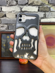 Grey Skull Phone Case
