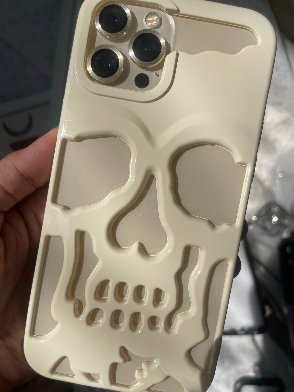 White Skull Phone Case