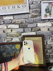 White heart Mobile Case
