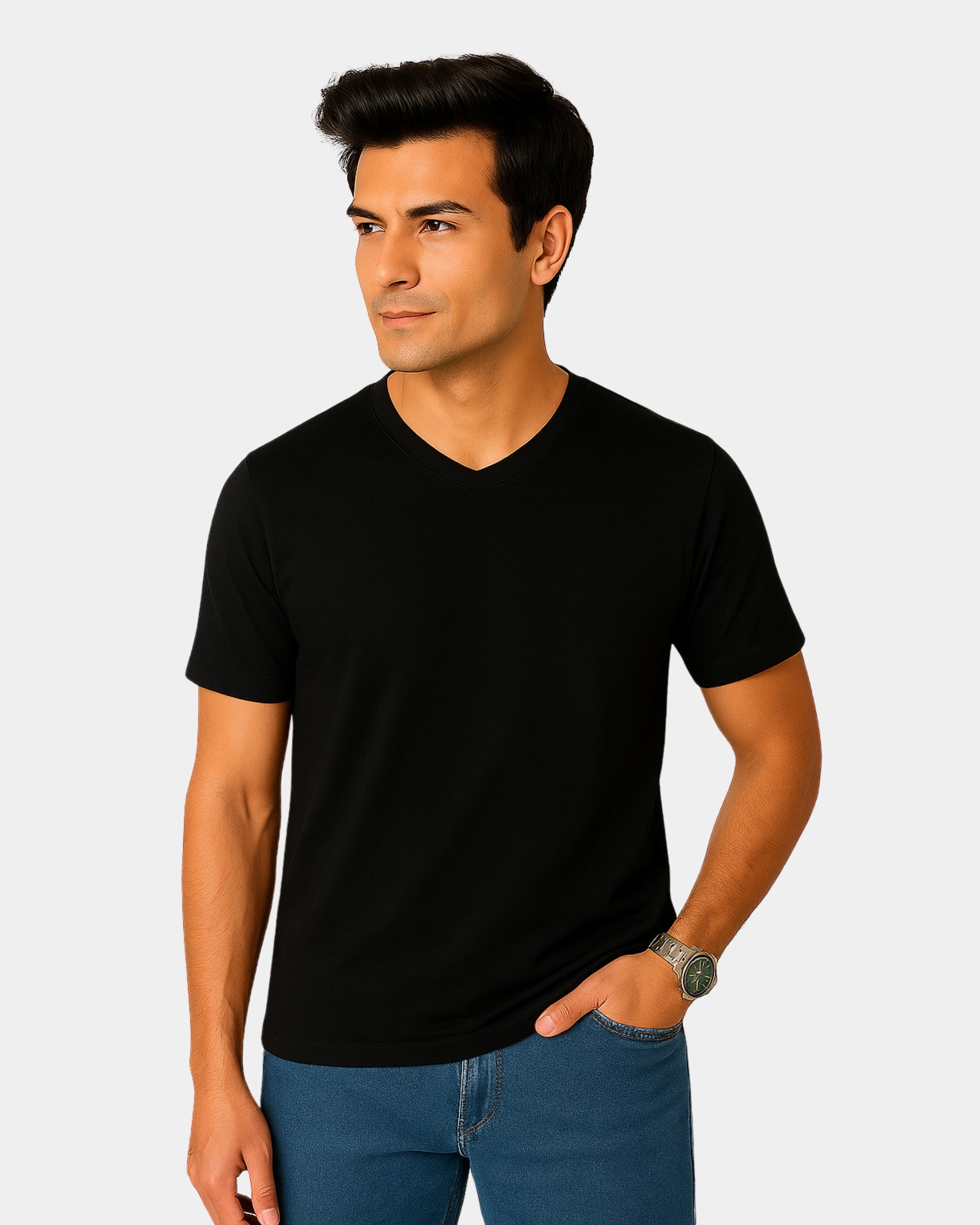 V-Neck Basic Tee