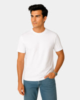 White Basic Tee