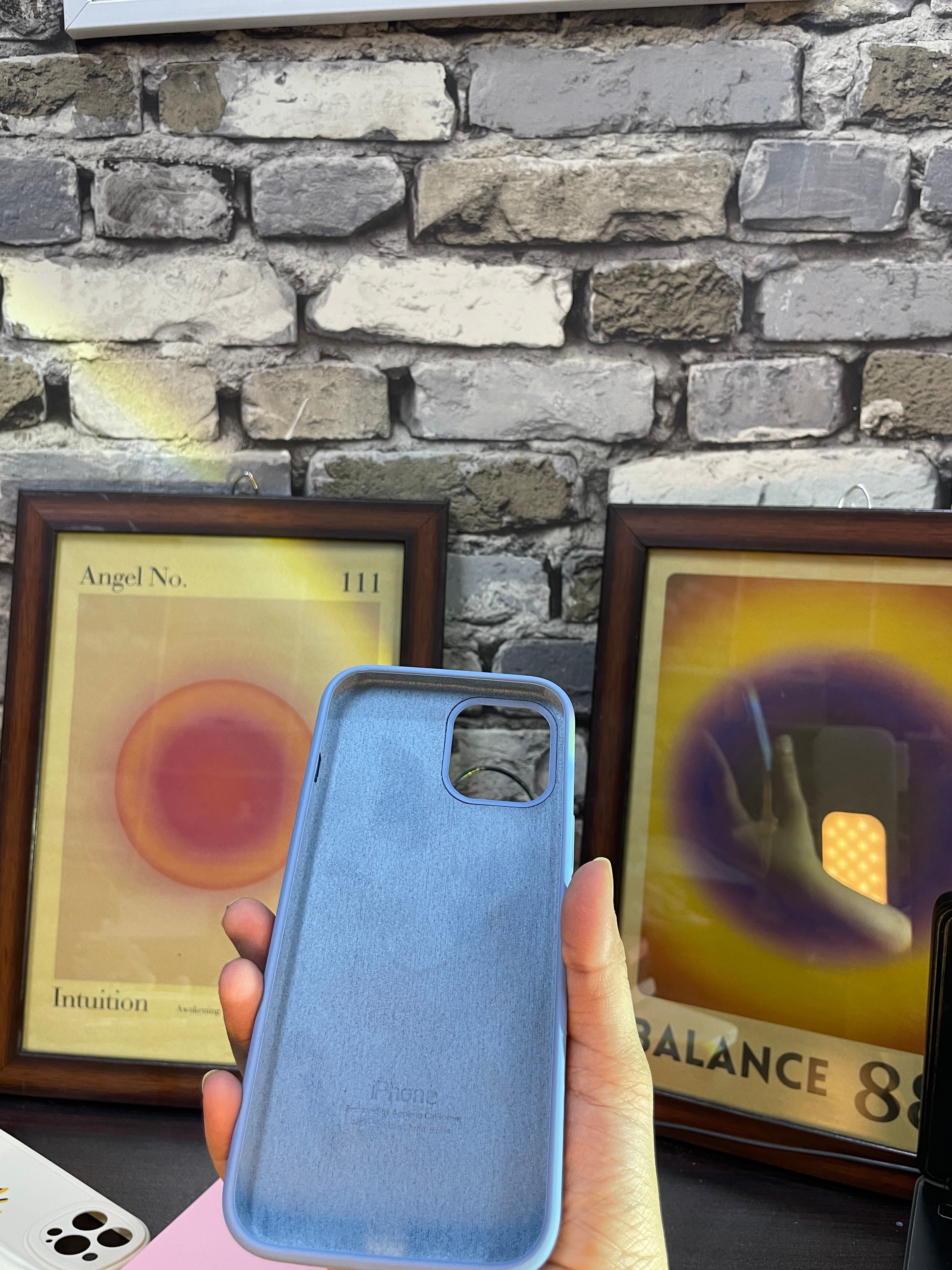 Sky blue Silicon Mobile Case