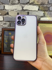 Purple lined transparent Phone Case