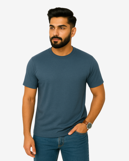 Storm Grey  Basic Tee