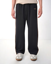 Black Straight Piping Trouser