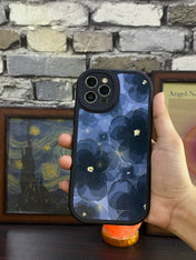 Black Floral Mobile Case