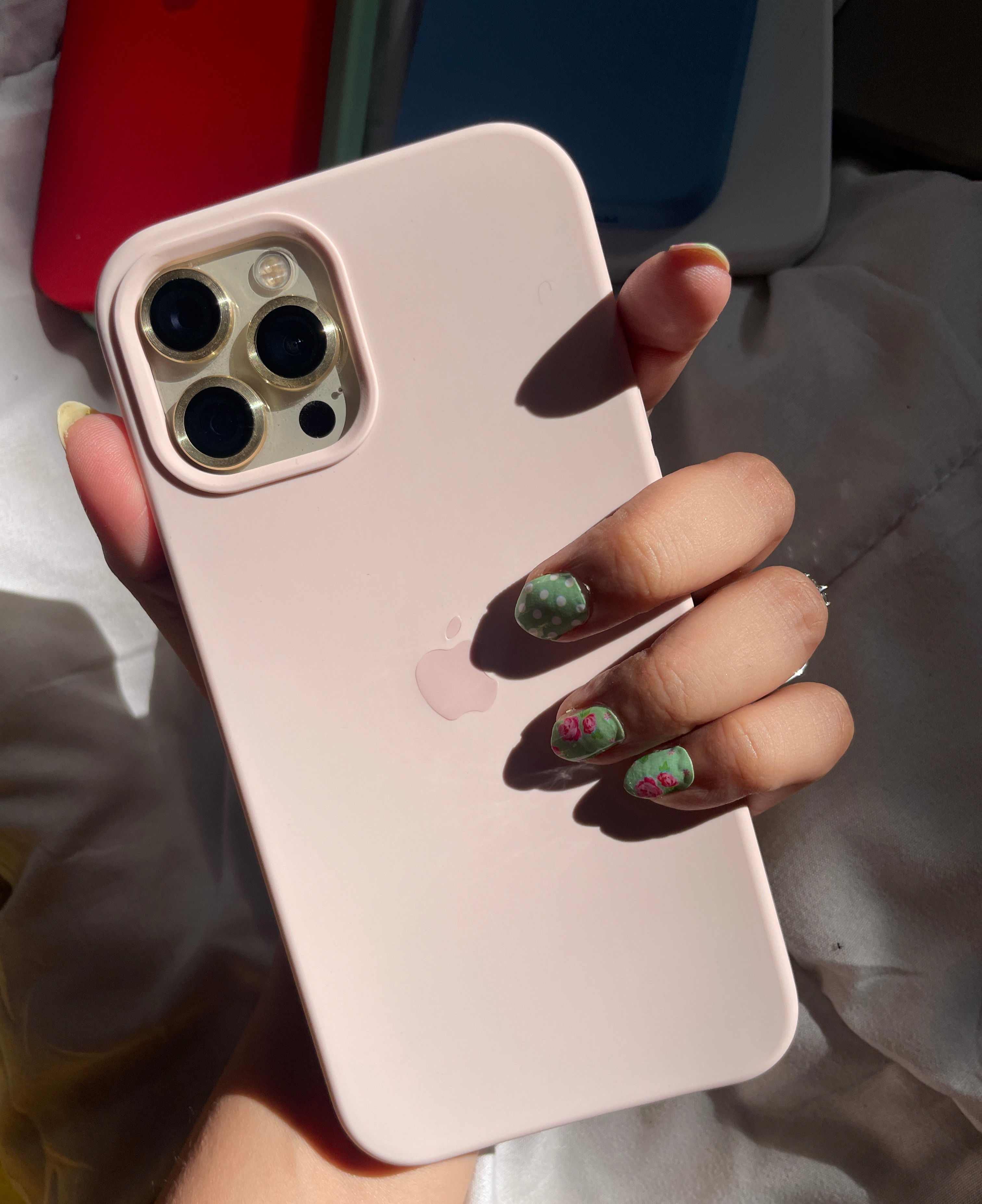 Baby Pink  Silicon Mobile Case