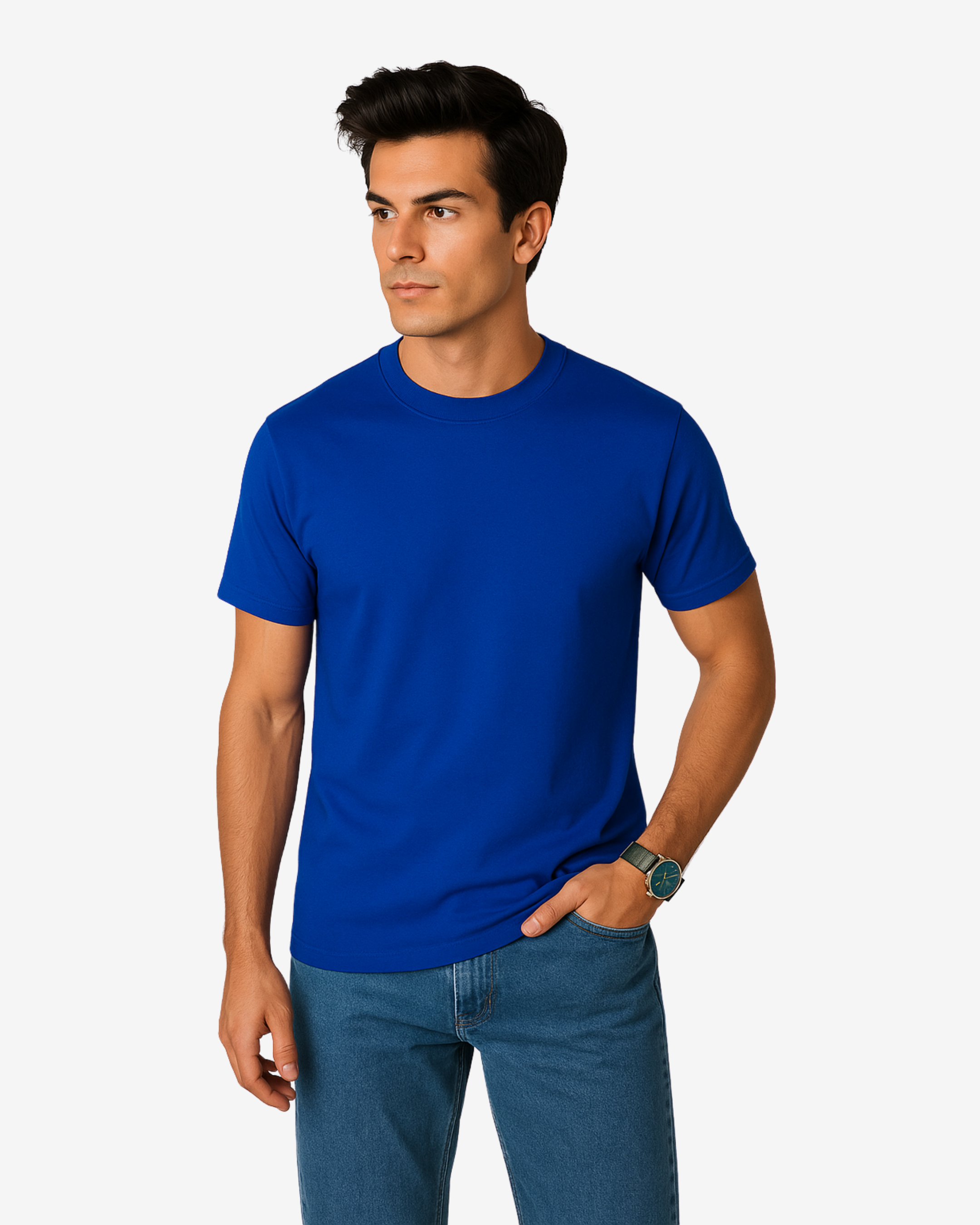 Royal Blue  Basic Tee