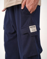 Navy Cargo Baggy Trouser