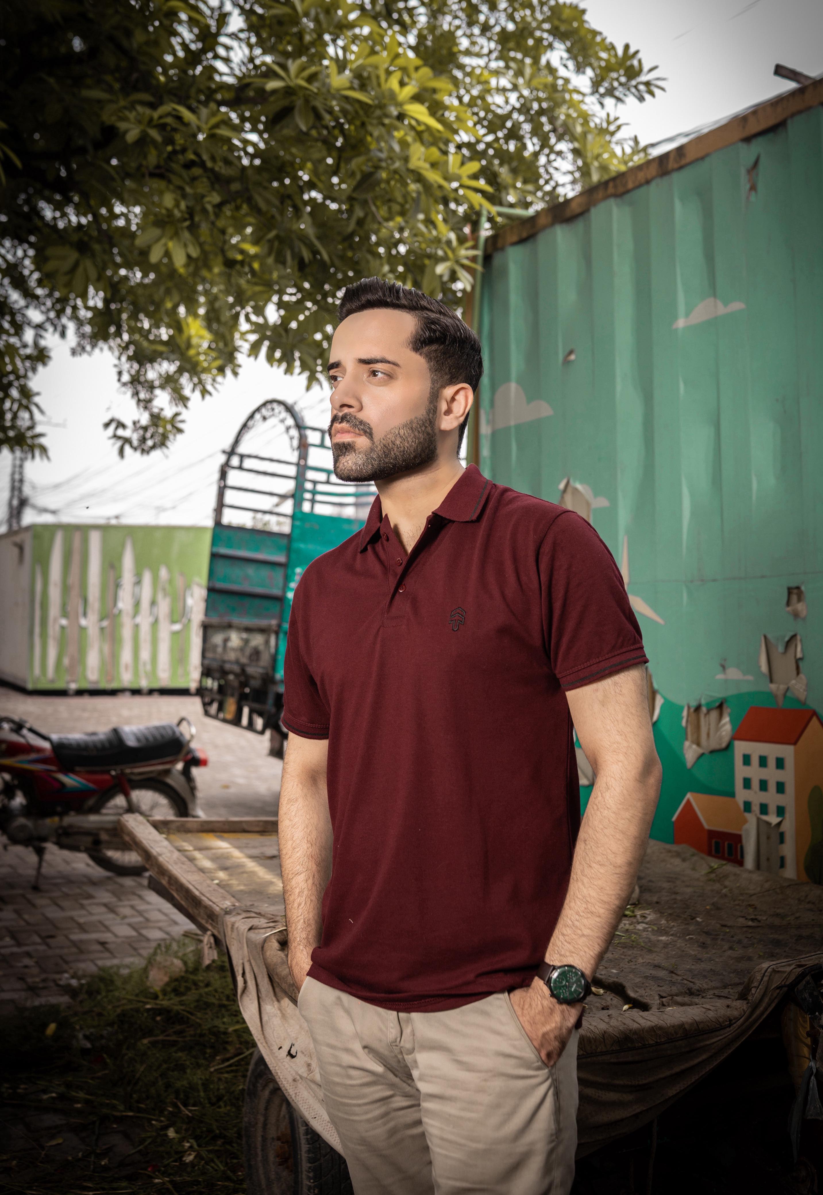 Polo Shirt - Maroon - Surteez