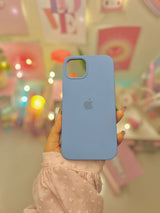 Sky blue Silicon Mobile Case