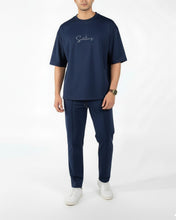 Navy Blue Interlock Co-ord Set