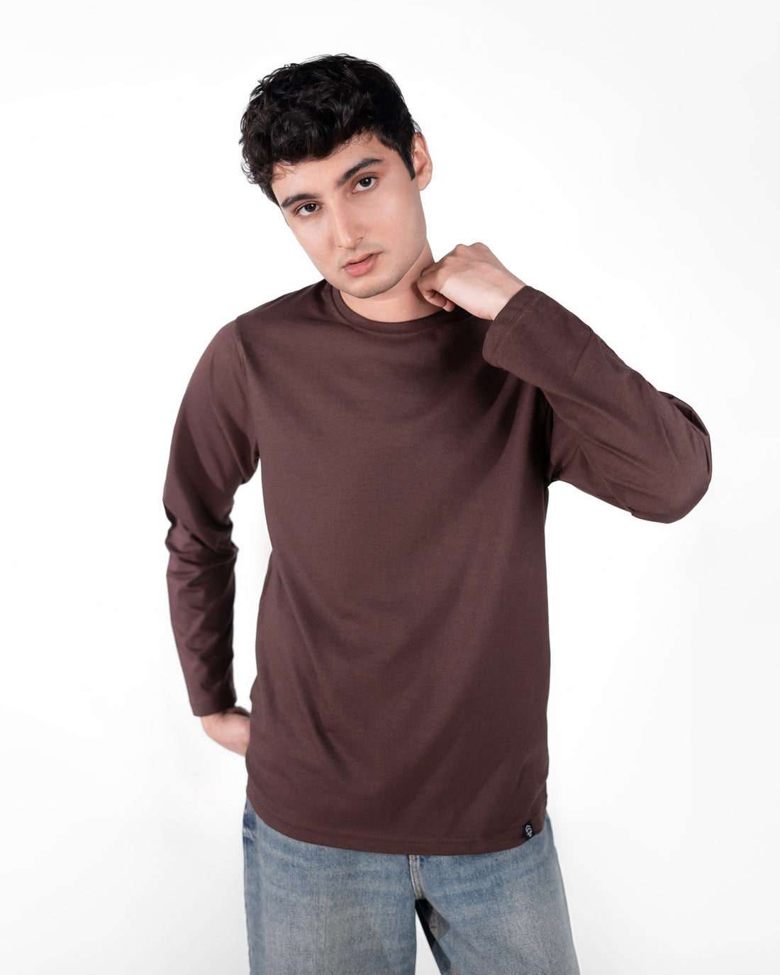 Dark Brown Full Sleeve Tee