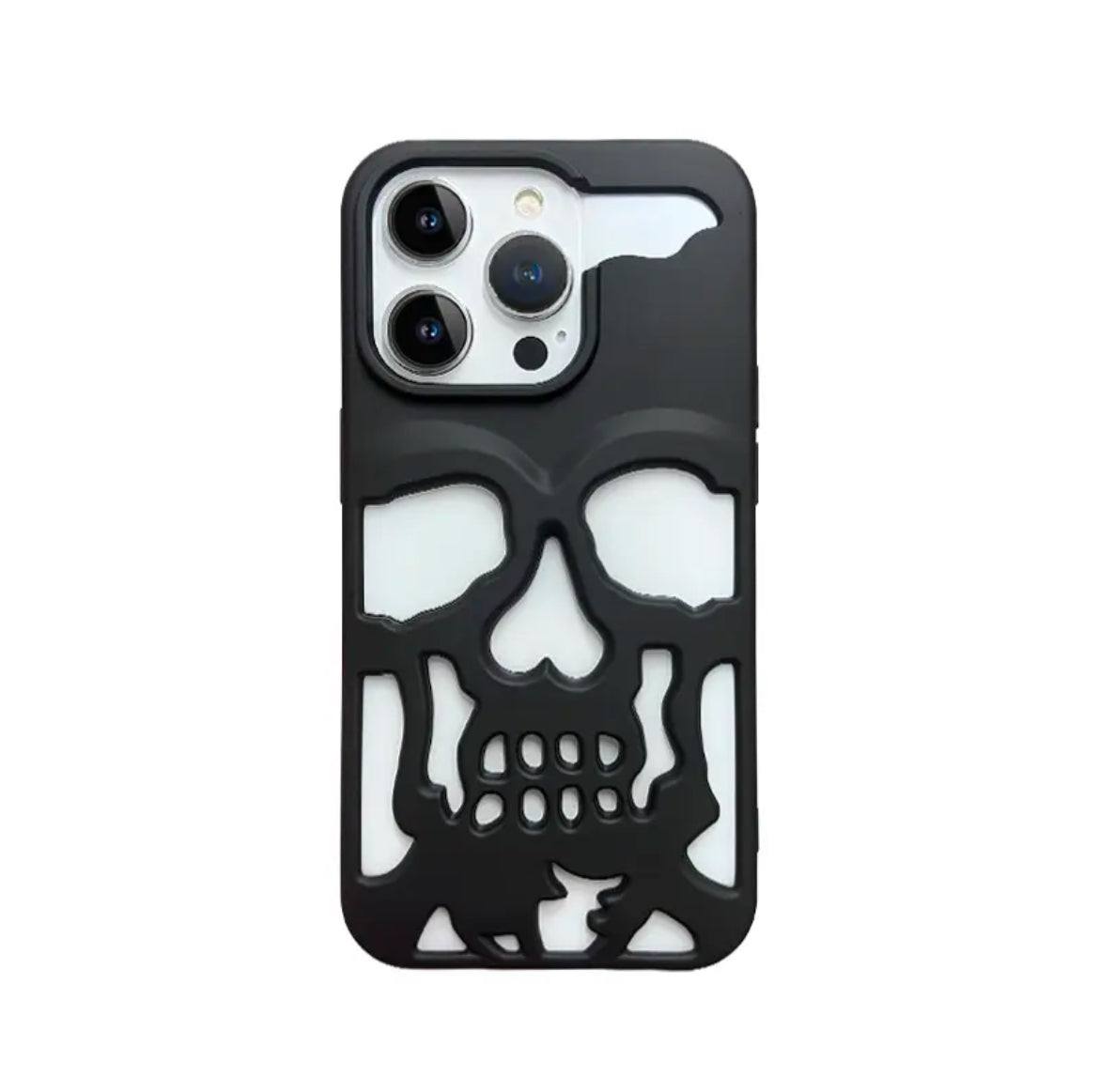 Black Skull Phone Case