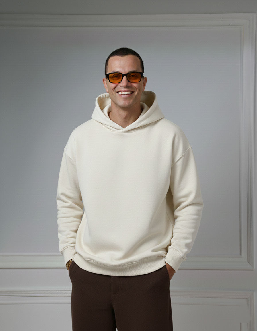 Oversize Skin Plain Hoodie