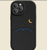 Oil Painting Style Moon Mobile Case