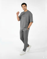 Steel Grey Interlock Co-ord Set