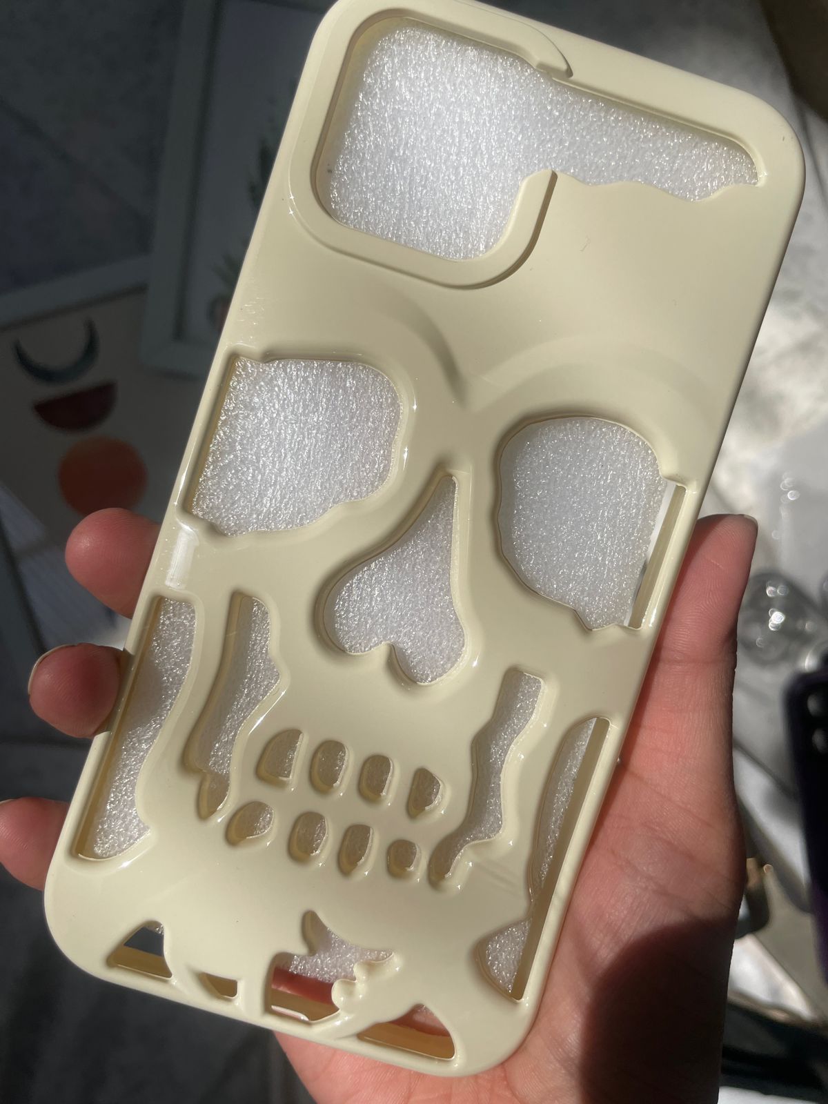 White Skull Phone Case