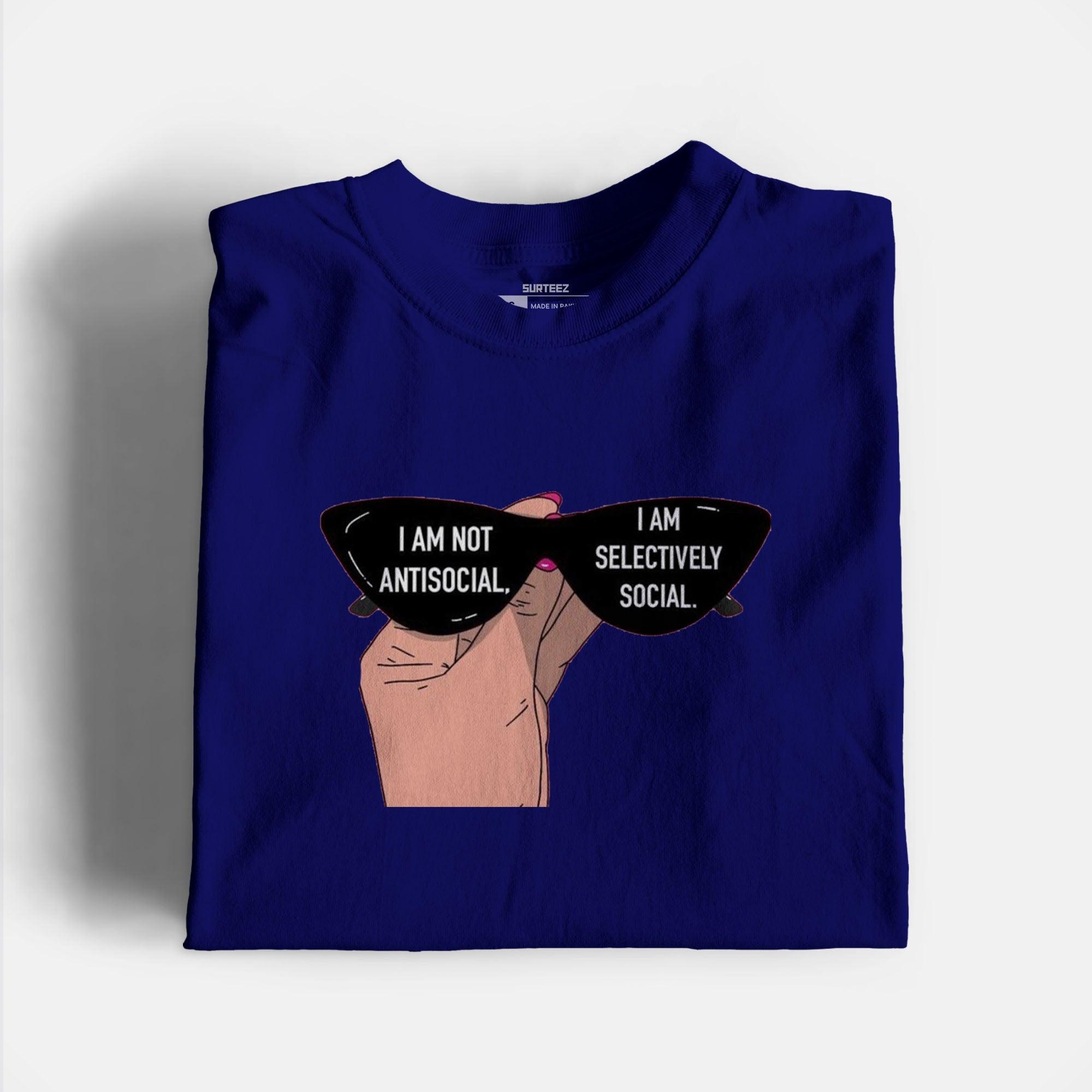 Antisocial Graphic Tshirt - Surteez