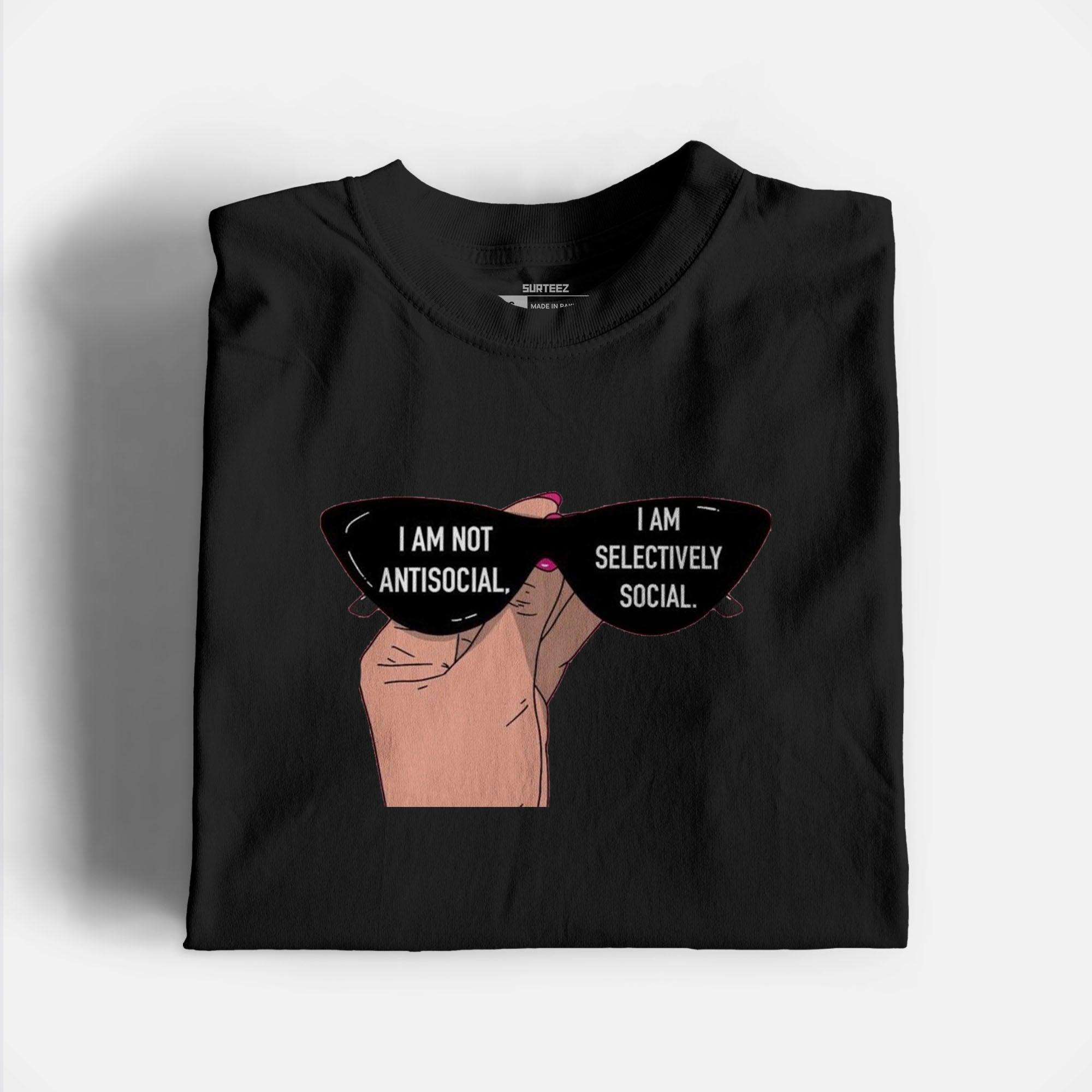 Antisocial Graphic Tshirt - Surteez