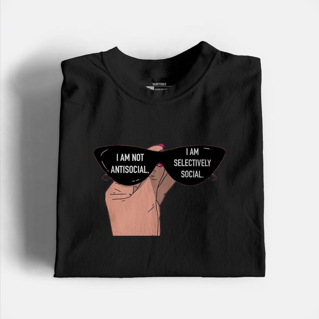 Antisocial Graphic Tshirt - Surteez