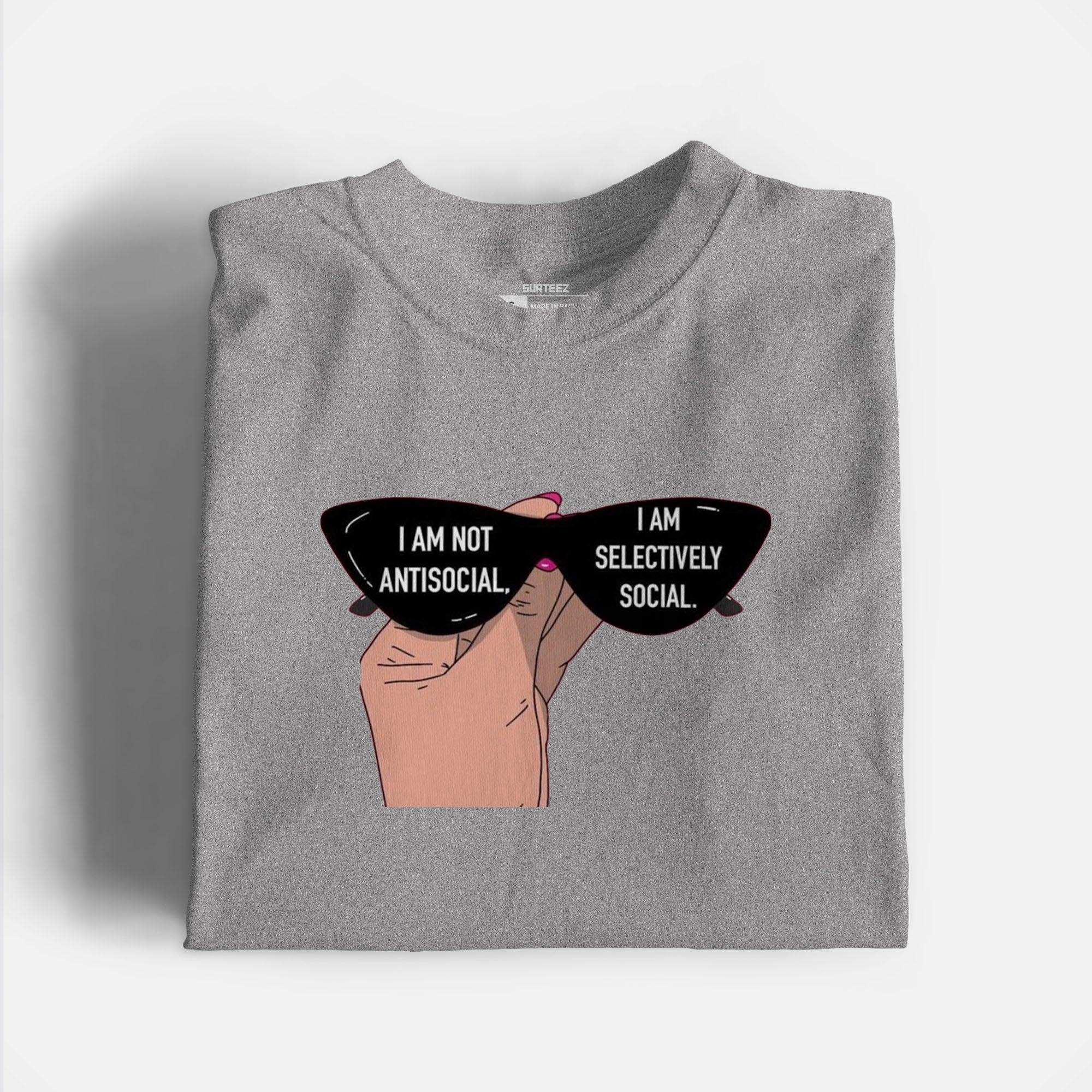 Antisocial Graphic Tshirt - Surteez