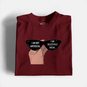 Antisocial Graphic Tshirt - Surteez